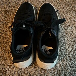 Sorel Women's Black and White Sneakers